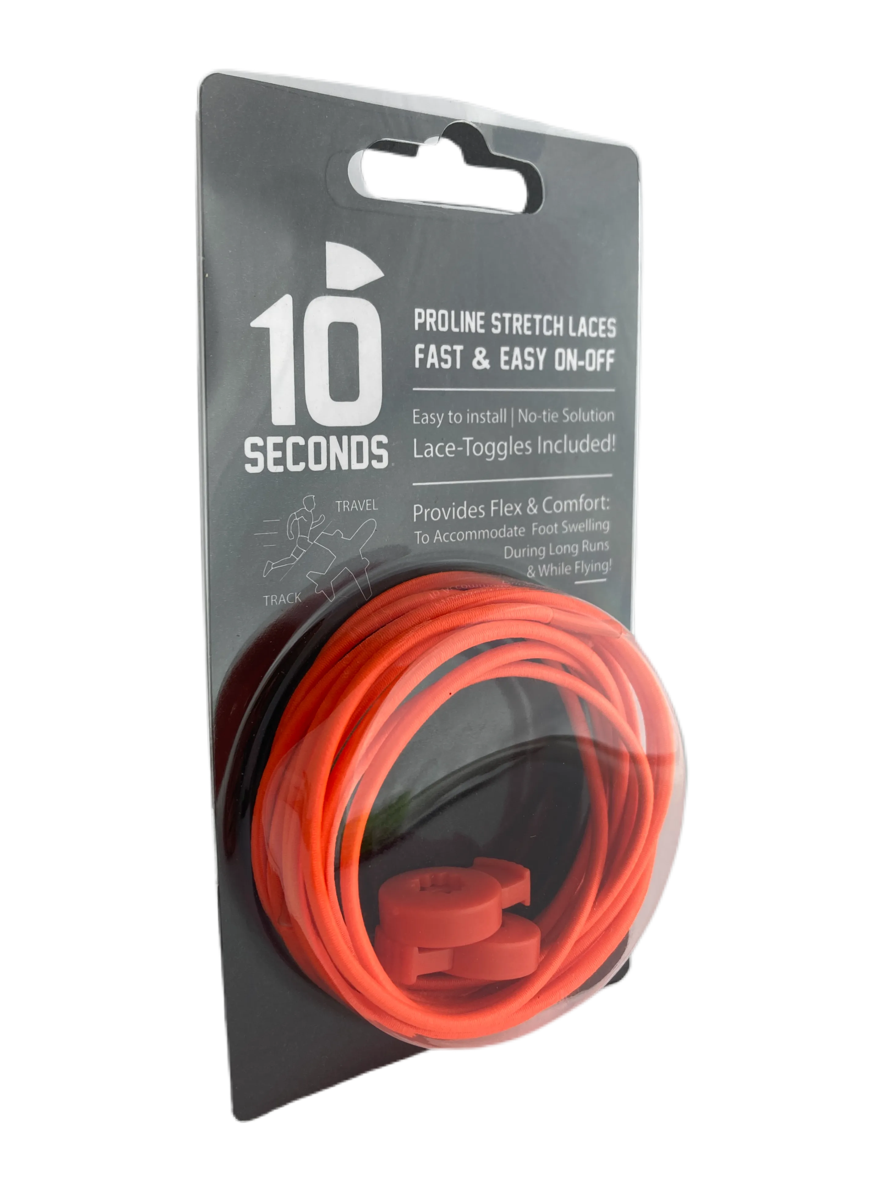 10 Seconds ® Proline MultiSport Stretch Lace | Neon Orange