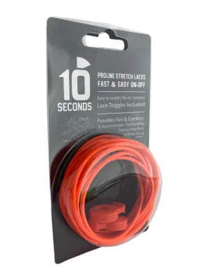 10 Seconds ® Proline MultiSport Stretch Lace | Neon Orange