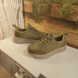 Beige Laces Casual Shoes