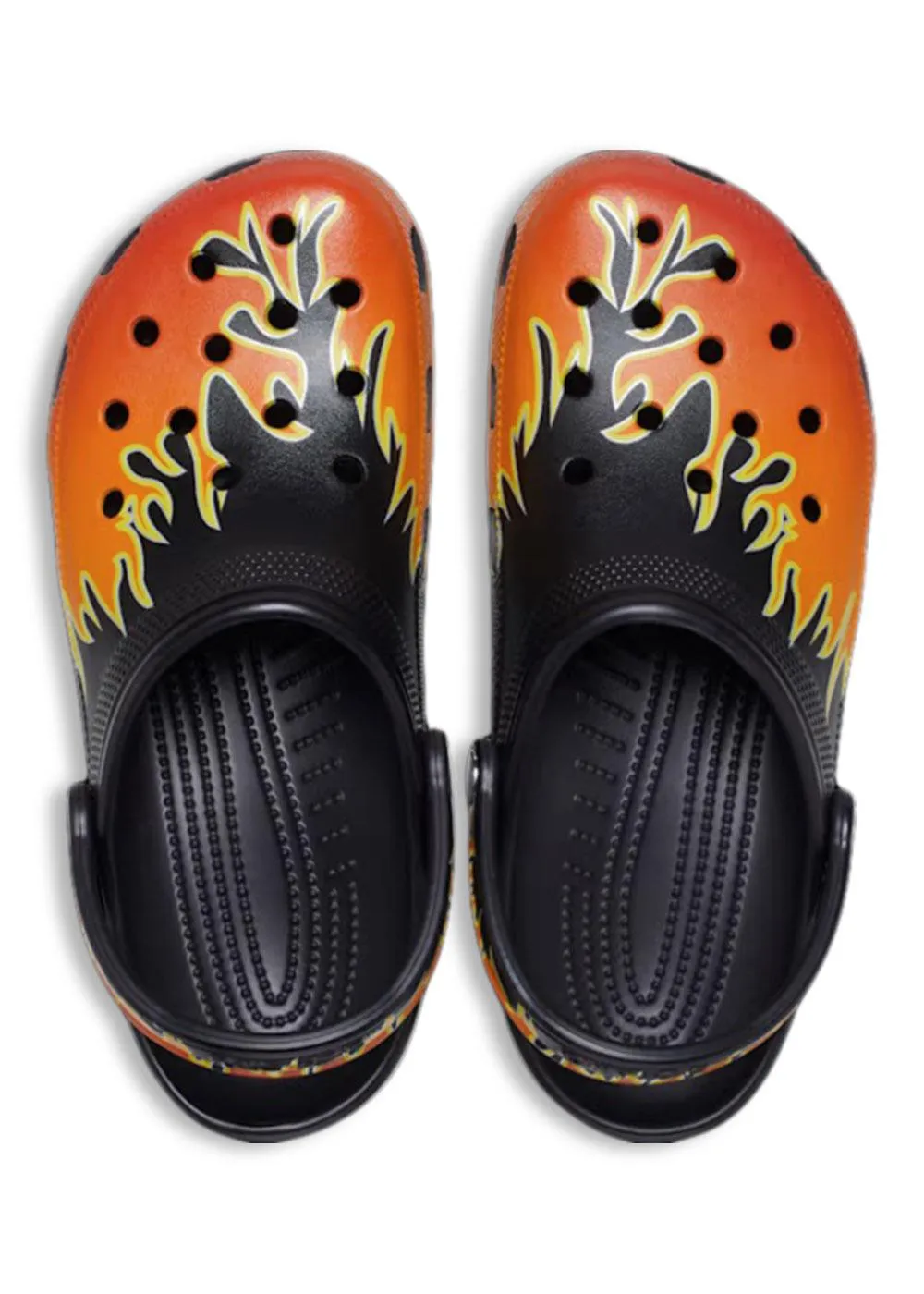 Classic Flames Clog - Black/Multi