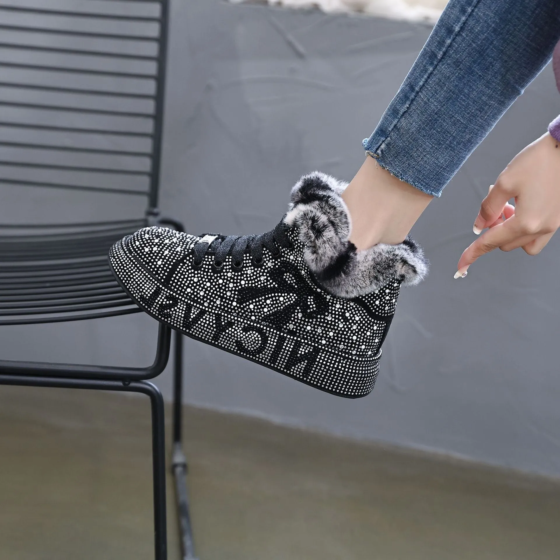 Crystal Warm Casual Shoes