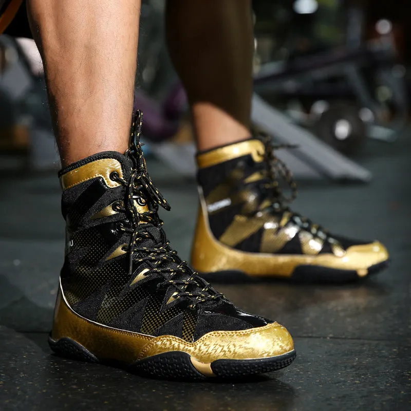 Men's High Top Squat Training Boxing Shoes
