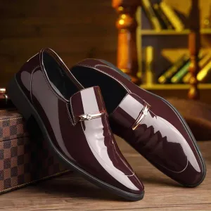 Men's Slip-On PU Leather Luxurious Comfortable Dress Shoes
