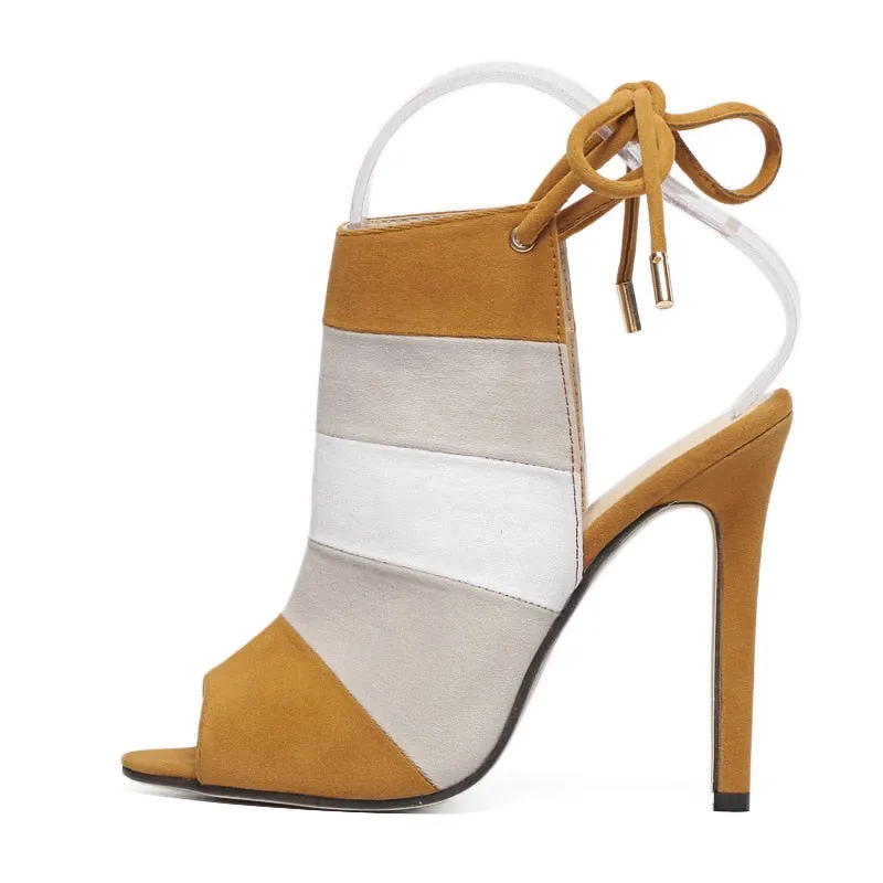 Multi-Color High Heels Shoes